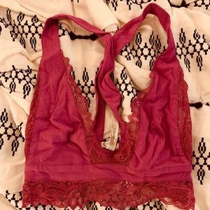 Free people fuchsia bralette